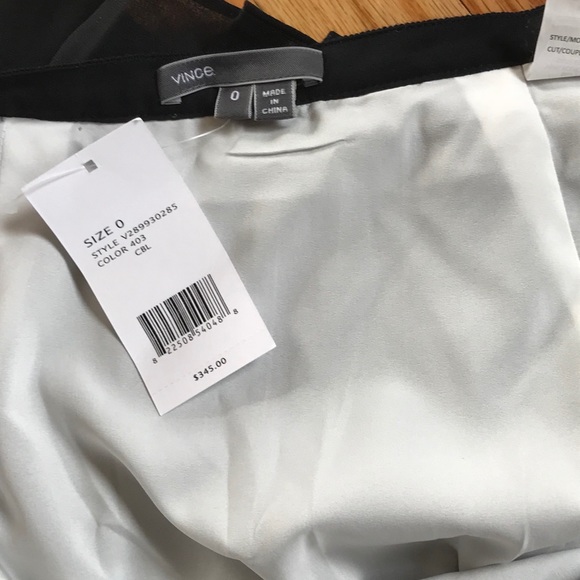 Vince Vertical Tie Dye Pleated Skirt - Picture 5 of 8